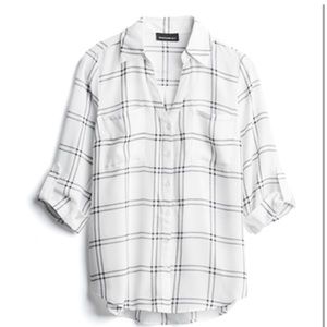 NWT fortune + ivy button down blouse